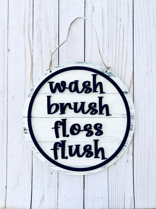 Wash Brush Floss Flush Wellness Kit